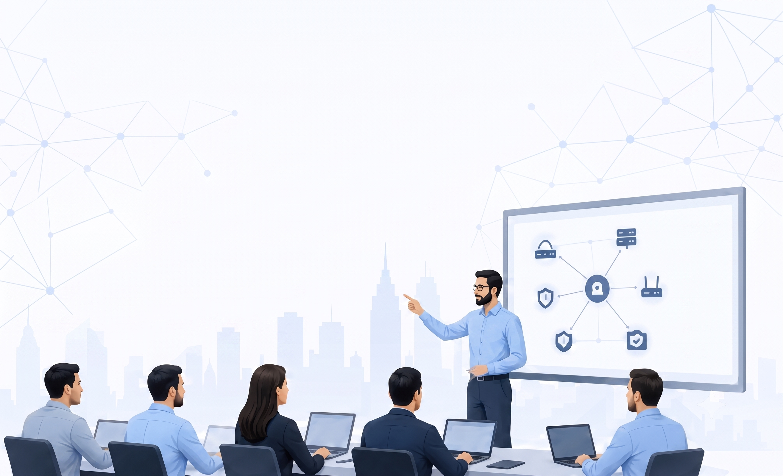 Corporate Training Classroom Background